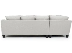 Mor Furniture Sectionals|Lucy Tux Sofa Sectional In Splash Charcoal, Right Facing