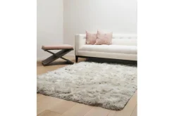 Mor Furniture Shop All Rugs|Luxe Shag Cloud Rug In Ivory, 5’ X 8’