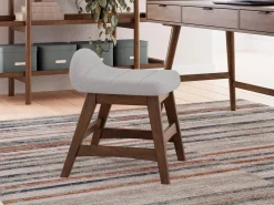 Mor Furniture Desk Chairs|Lyncott Desk Chair In Brown/Light Gray