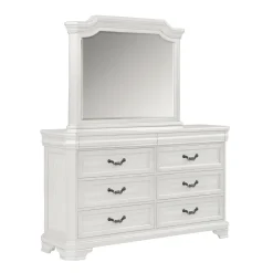 Mor Furniture Bedroom Mirrors|Lyndhurst Mirror In Vintage White
