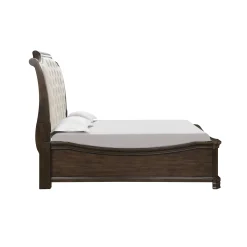 Mor Furniture Storage Beds|Beds|Lyndhurst Sleigh Bed W/ Storage In Vintage White, Queen