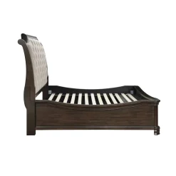 Mor Furniture Storage Beds|Beds|Lyndhurst Sleigh Bed W/ Storage In Vintage White, Queen