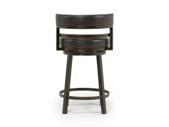 Mor Furniture Counter Height Stools|Barstools|Madrid Counter Height Stool In Auburn & Brown, Swivel