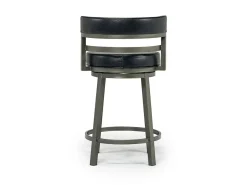 Mor Furniture Counter Height Stools|Barstools|Madrid Counter Height Stool In Auburn & Brown, Swivel