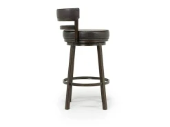 Mor Furniture Barstools|Madrid Swivel Barstool In Gray