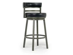 Mor Furniture Barstools|Madrid Swivel Barstool In Gray