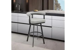 Mor Furniture Counter Height Stools|Barstools|Magnolia Counter Height Stool In Light Gray