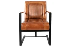 Mor Furniture Chairs|Maguire Accent Saddle Chair In Brown Leather