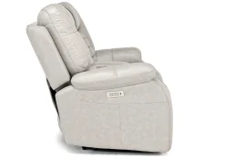 Mor Furniture Reclining Loveseats|Loveseats|Malibu 3 Power Console Loveseat W/ Wireless Charger In Leather Chocolate