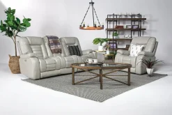 Mor Furniture Recliners|Malibu 3 Power Recliner In Leather Chocolate