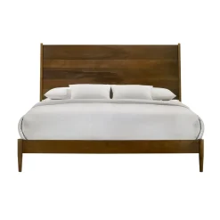 Mor Furniture Bedroom Sets|Malibu Panel Bed, Dresser, Mirror & Nightstand In Walnut, Twin