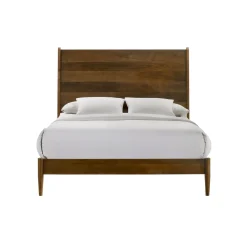 Mor Furniture Beds|Malibu Panel Bed In Walnut, Twin
