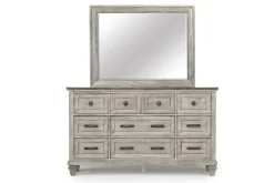 Mor Furniture Bedroom Sets|Mariana Bed, Dresser, Mirror & Nightstand In Vintage Creme, Queen