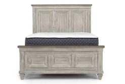Mor Furniture Bedroom Sets|Mariana Bed, Dresser, Mirror & Nightstand In Vintage Creme, Queen