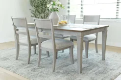 Mor Furniture Seating For 4|Dining Room Sets|Mariana Dining Table & 4 Chairs In Vintage Mocha