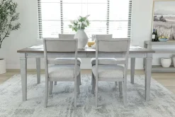 Mor Furniture Seating For 4|Dining Room Sets|Mariana Dining Table & 4 Chairs In Vintage Mocha