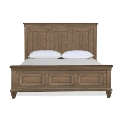 Mor Furniture Beds|Mariana Panel Bed In Vintage Creme, Queen