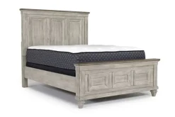 Mor Furniture Beds|Mariana Panel Bed In Vintage Creme, Queen