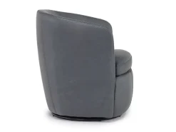 Mor Furniture Chairs|Market Swivel Club Chair In Noce Taupe Leather