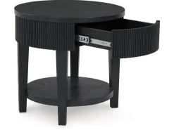 Mor Furniture Sofa & End Tables|Marstream End Table In Charcoal Black