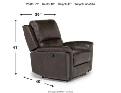 Mor Furniture Recliners|Martina Recliner In Dark Brown