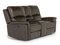 Mor Furniture Reclining Loveseats|Reclining Sofas|Martina Reclining Loveseat In Dark Brown