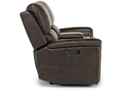 Mor Furniture Reclining Loveseats|Reclining Sofas|Martina Reclining Loveseat In Dark Brown