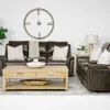 Mor Furniture Reclining Sofas|Living Room Sets|Martina Reclining Sofa & Loveseat In Dark Brown
