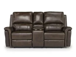 Mor Furniture Reclining Sofas|Living Room Sets|Martina Reclining Sofa & Loveseat In Dark Brown