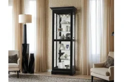 Mor Furniture Curio Cabinets|Martindale Curio Cabinet In Gray