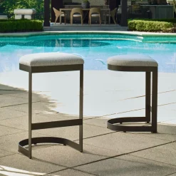 Mor Furniture Barstools|Maude Outdoor Barstool In Black