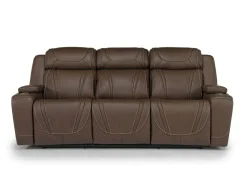Mor Furniture Reclining Sofas|Sofas|Max 2 Power Sofa In Aline Butternut Leather