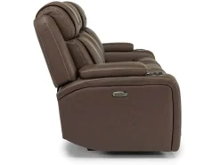 Mor Furniture Reclining Sofas|Sofas|Max 2 Power Sofa In Aline Butternut Leather
