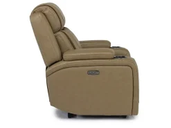 Mor Furniture Recliners|Max Power Recliner In Aline Butternut Leather