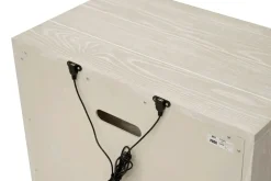 Mor Furniture Nightstands|Maxime 2 Drawer Nightstand W/ Usb In Sugar