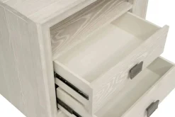 Mor Furniture Nightstands|Maxime 2 Drawer Nightstand W/ Usb In Sugar