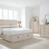 Mor Furniture Bedroom Sets|Maxime Storage Bed, Dresser, Mirror & Nightstand In Sugar, Full