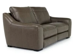 Mor Furniture Living Room Sets|Mayflower 2 Power Sofa & Loveseat In Seville Umber Leather