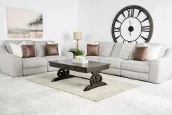 Mor Furniture Living Room Sets|Mayflower 2 Power Sofa & Loveseat In Ashland Sand