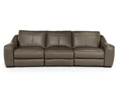 Mor Furniture Reclining Sofas|Sofas|Mayflower 2 Power Sofa In Seville Umber Leather