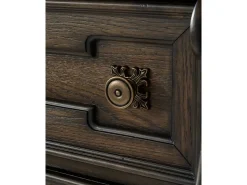 Mor Furniture Nightstands|Maylee 2 Drawer Charging Nightstand In Dark Brown