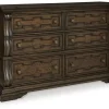 Mor Furniture Dressers & Chests|Maylee Dresser In Dark Brown