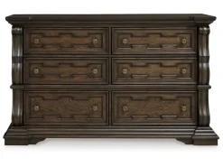 Mor Furniture Dressers & Chests|Maylee Dresser In Dark Brown
