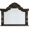 Mor Furniture Bedroom Mirrors|Maylee Mirror In Dark Brown