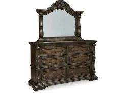 Mor Furniture Bedroom Mirrors|Maylee Mirror In Dark Brown