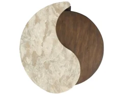 Mor Furniture Sofa & End Tables|Mcpherson Round End Table In Burnt Umber