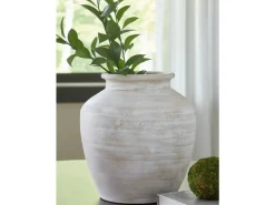 Mor Furniture Vases|Meadie Tall Vase In Distressed White