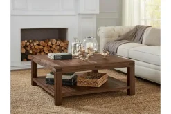 Mor Furniture Coffee Tables|Meadow Coffee Table In Brick Brown