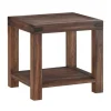 Mor Furniture Sofa & End Tables|Meadow End Table In Brick Brown