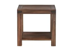 Mor Furniture Sofa & End Tables|Meadow End Table In Brick Brown
